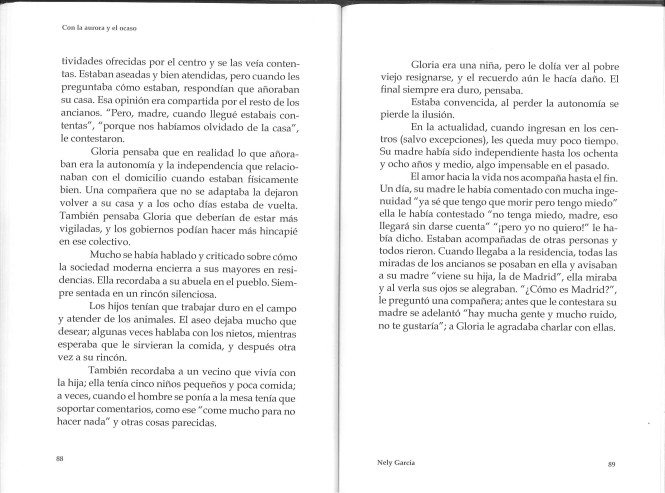 Expresionismo Literario y pictórico Nely García, nuevas páginas de la novela, Con la Aurora y el Ocaso.